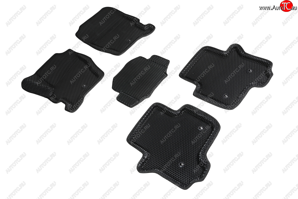 5 999 р. Коврики в салон EVA (3D, ромб, чёрные) Seintex  Land Rover Discovery  3 L319 (2004-2009)  с доставкой в г. Пермь