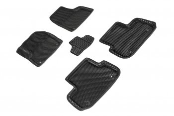 Коврики в салон EVA (3D, ромб, чёрные) Seintex Land Rover Discovery Sport  L550 (2014-2019) дорестайлинг