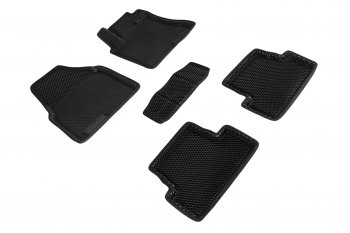 Коврики в салон EVA (3D, ромб, чёрные) Seintex Nissan Qashqai  1 - Qashqai +2  1