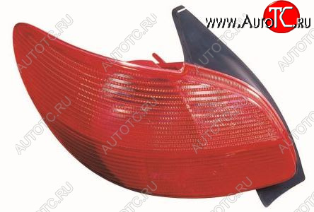 2 679 р. Левый фонарь задний DEPO Peugeot 206 хэтчбэк 3 дв. 2AC дорестайлинг (1998-2003)  с доставкой в г. Пермь