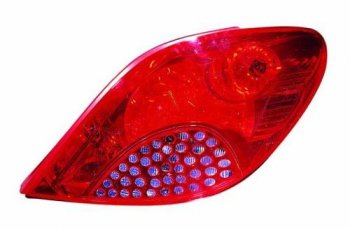 Правый фонарь задний DEPO Peugeot 207  WA (2006-2009) хэтчбэк 3 дв. дорестайлинг
