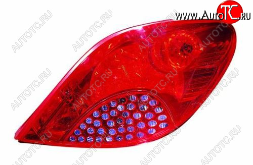 4 399 р. Правый фонарь задний DEPO  Peugeot 207  WA (2006-2009) хэтчбэк 3 дв. дорестайлинг  с доставкой в г. Пермь