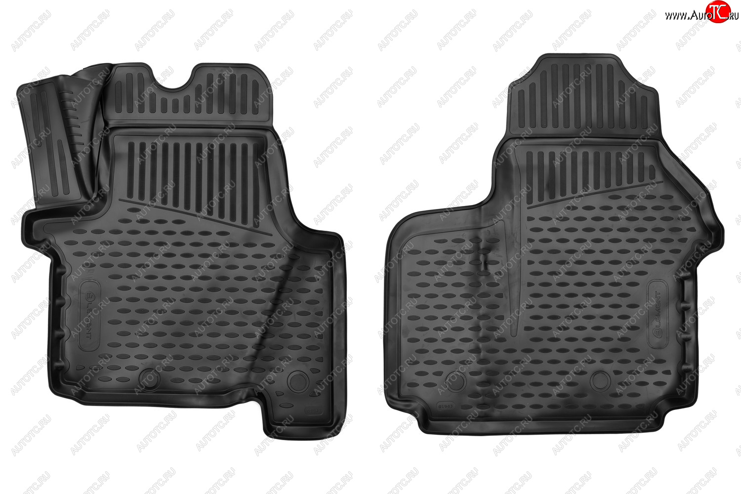 2 559 р. Комплект ковриков в салон RENAULT 3D (1 ряд, полиуретан, чёрные) Renault Trafic X82 1-ый рестайлинг (2019-2021)  с доставкой в г. Пермь