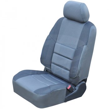 Чехлы сидений (экокожа-жаккард) Петров А10 Hyundai Elantra  HD (2006-2011) (Серый)