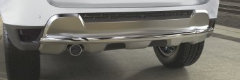 Защита заднего бампера (диаметр 42 мм) Arbori Renault Duster  HS (2015-2021) рестайлинг