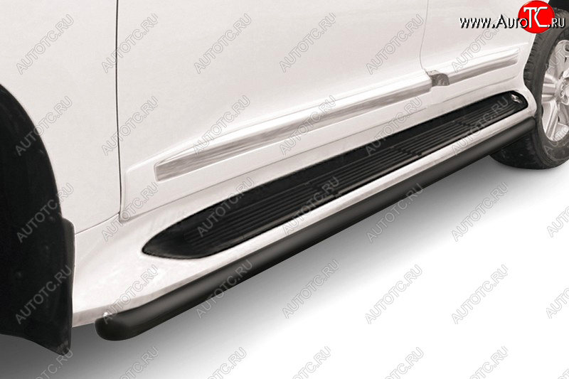 16 749 р. Защита порогов (труба диаметр 57) Arbori Toyota Land Cruiser 200 1-ый рестайлинг (2012-2015)  с доставкой в г. Пермь