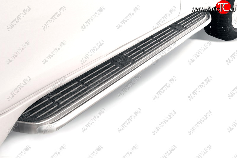 22 999 р. Защита порогов с подножкой (диаметр 42) Arbori Toyota Land Cruiser Prado J150 1-ый рестайлинг (2013-2017)  с доставкой в г. Пермь