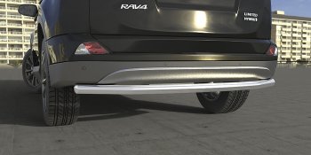 Защита заднего бампера (диаметр 57 мм) Arbori Toyota RAV4  XA40 (2015-2019) 5 дв. рестайлинг