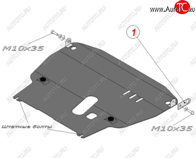 15 949 р. Защита картера двигателя и КПП (большая, V-1,4) Alfeco  Chevrolet Aveo  T250 (2006-2011) седан рестайлинг, хэтчбек 5 дв рестайлинг (Алюминий 4 мм)  с доставкой в г. Пермь