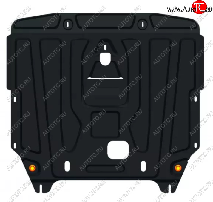 1 799 р. Защита картера двигателя (V-2,5D MT) Alfeco  Dong Feng Rich 6 (2021-2025) DoubleCab рестайлинг (Сталь 2 мм)  с доставкой в г. Пермь