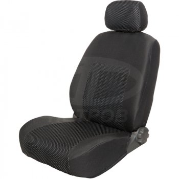 Чехлы сидений (жаккард, 1+2) Петров ПУМА Mercedes-Benz Sprinter  W906 (2006-2018), Volkswagen Crafter  1 (2006-2017) (серый)