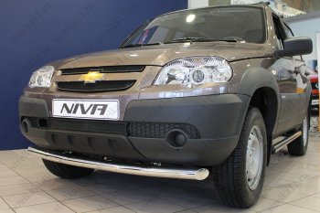 5 349 р. Защитная сетка в бампер (ячейка 3х7 мм, GLCGLS, 3 части) Alfeco Стандарт Chevrolet Niva 2123 рестайлинг (2009-2020) (Чёрная)  с доставкой в г. Пермь. Увеличить фотографию 2