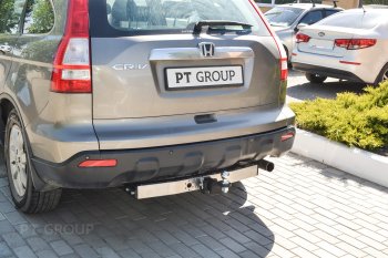 17 659 р. Фаркоп (быстросъемный квадрат) Petroil Tuning Honda CR-V RE1,RE2,RE3,RE4,RE5,RE7 дорестайлинг (2007-2010)  с доставкой в г. Пермь. Увеличить фотографию 3