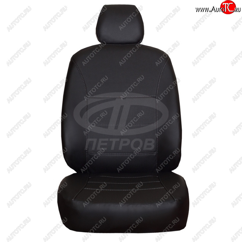 5 749 р. Чехлы сидений (экокожа) ПЕТРОВ Орегон Mazda 3/Axela BK дорестайлинг седан (2003-2006) (черный)  с доставкой в г. Пермь