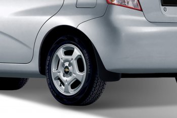 4 799 р. Брызговики задние FROSCH Chevrolet Aveo T300 седан (2011-2015)  с доставкой в г. Пермь. Увеличить фотографию 2
