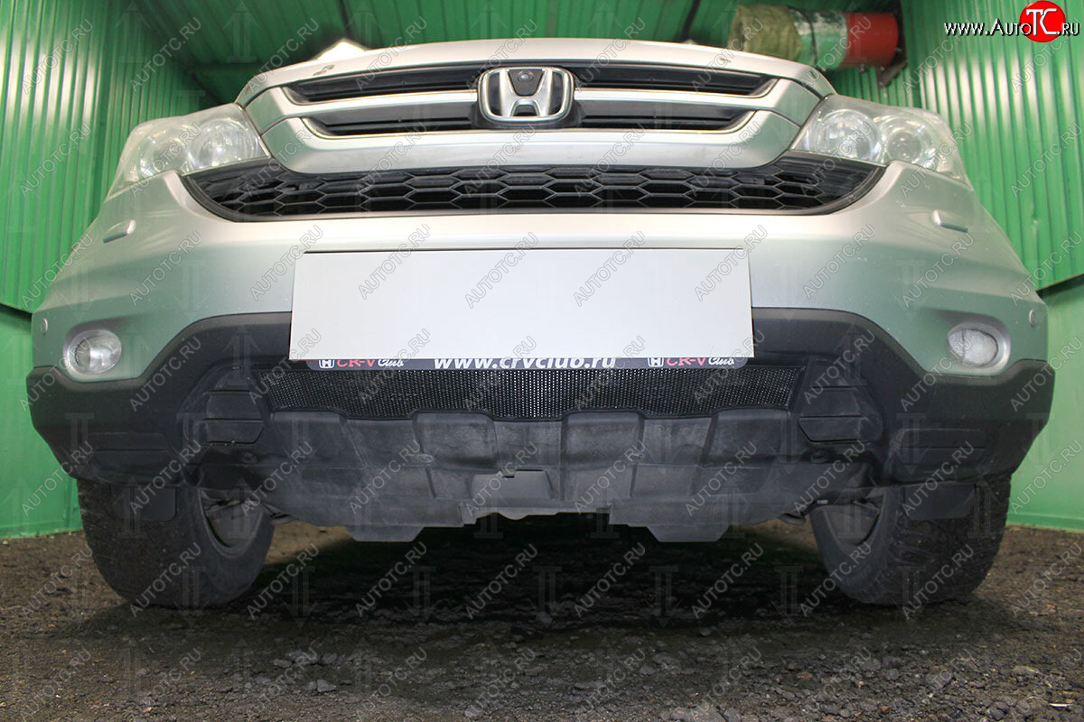2 999 р.           Защита радиатора Honda CR-V III 2010-2012 black  Honda CR-V  RE1,RE2,RE3,RE4,RE5,RE7 (2009-2012) рестайлинг (черная)  с доставкой в г. Пермь