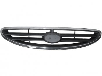 Решётка радиатора (хром) BodyParts Hyundai Accent  2 LC (1999-2012) седан дорестайлинг (ТагАЗ)