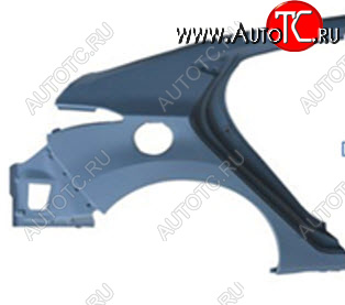 11 499 р. Правое крыло заднее BodyParts Hyundai Avante (2010-2013) (Неокрашенное)  с доставкой в г. Пермь