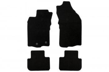 Коврики салона (текстиль) Klever Econom Alfa Romeo 147 ( 937A,  937B) (2000-2004) дорестайлинг, хэтчбэк 3 дв., дорестайлинг, хэтчбэк 5 дв. (Чёрные)