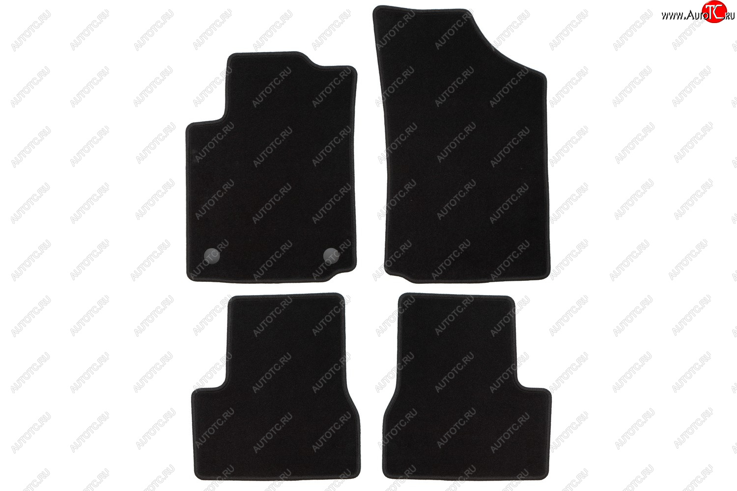399 р. Коврики салона (текстиль) Klever Econom CITROEN C3 FC/FN хэтчбэк (2002-2009) (Чёрные)  с доставкой в г. Пермь