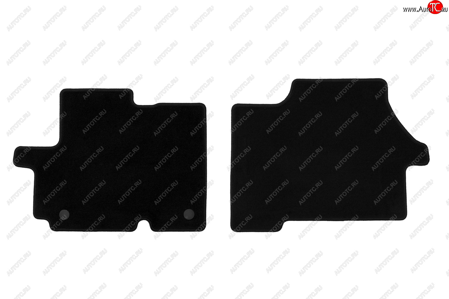 279 р. Комплект ковриков в салон (чёрные, текстиль) Klever Econom Fiat Ducato 290 (2014-2025)  с доставкой в г. Пермь