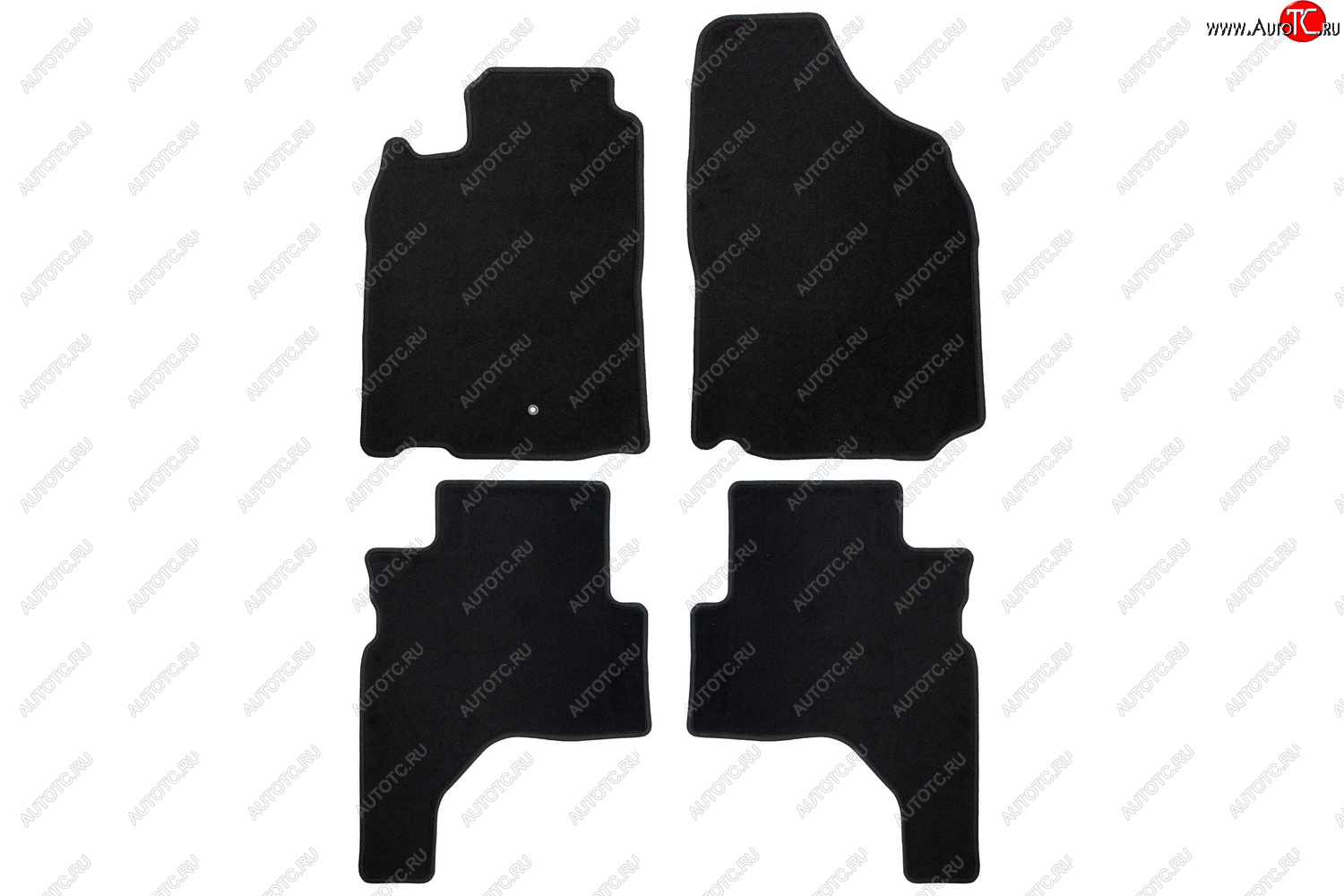 4 599 р. Коврики салона (текстиль) Klever Econom Mitsubishi Pajero Sport PA дорестайлинг (1996-2004) (Чёрные)  с доставкой в г. Пермь