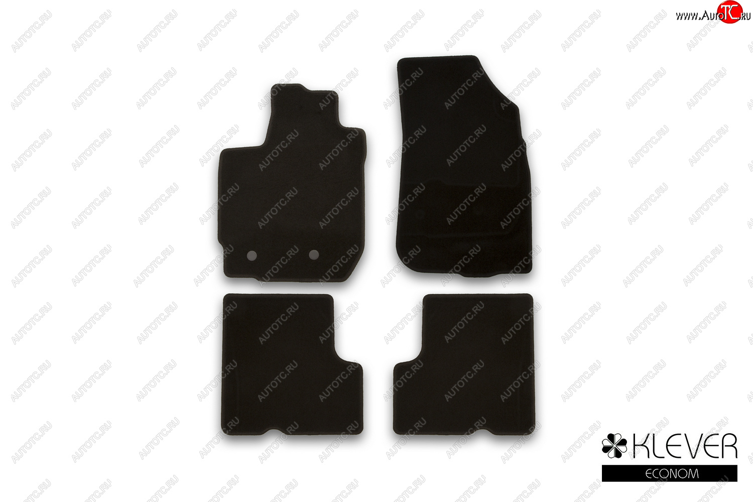 4 849 р. Коврики салона (текстиль) Klever Econom  Nissan Terrano  D10 (2013-2022) дорестайлинг, рестайлинг (Чёрные)  с доставкой в г. Пермь