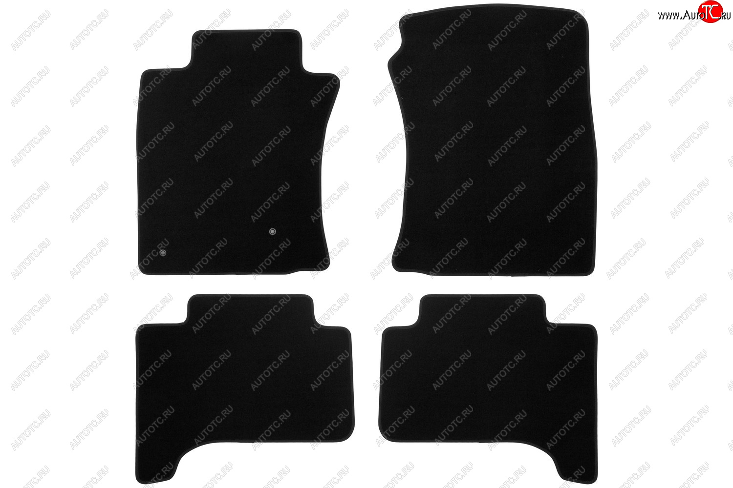 4 849 р. Коврики салона (текстиль) Klever Econom Toyota Land Cruiser Prado J120 (2002-2009) (Чёрные)  с доставкой в г. Пермь