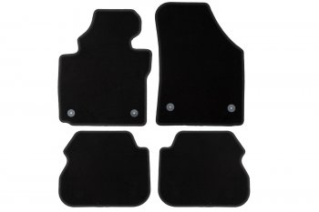 Коврики салона (текстиль) Klever Econom Volkswagen Caddy 2K дорестайлинг (2003-2010) (Чёрные)