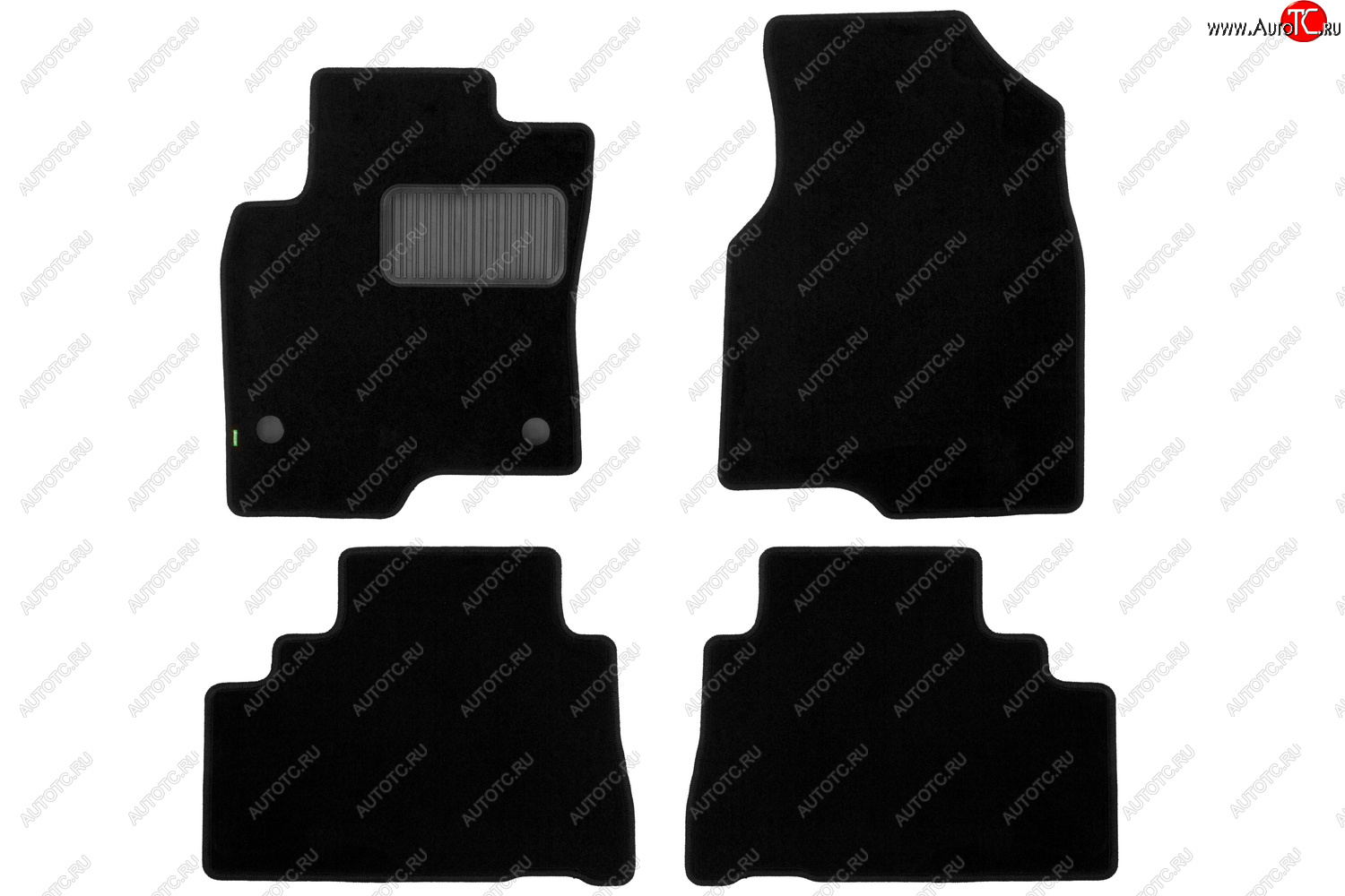 2 559 р. Комплект ковриков в салон (чёрные, текстиль) Klever Standard Chevrolet Captiva 1-ый рестайлинг (2011-2013)  с доставкой в г. Пермь