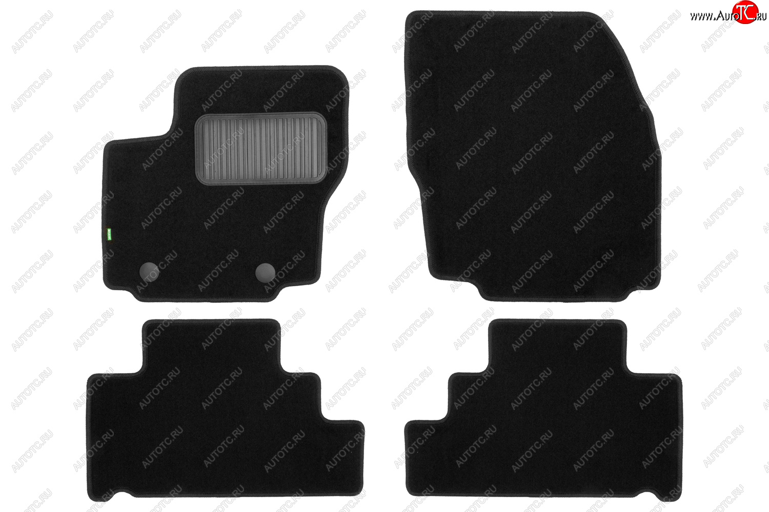 6 949 р. Комплект ковриков в салон (чёрные, текстиль) Klever Standard Ford S-Max 1 дорестайлинг (2006-2010)  с доставкой в г. Пермь