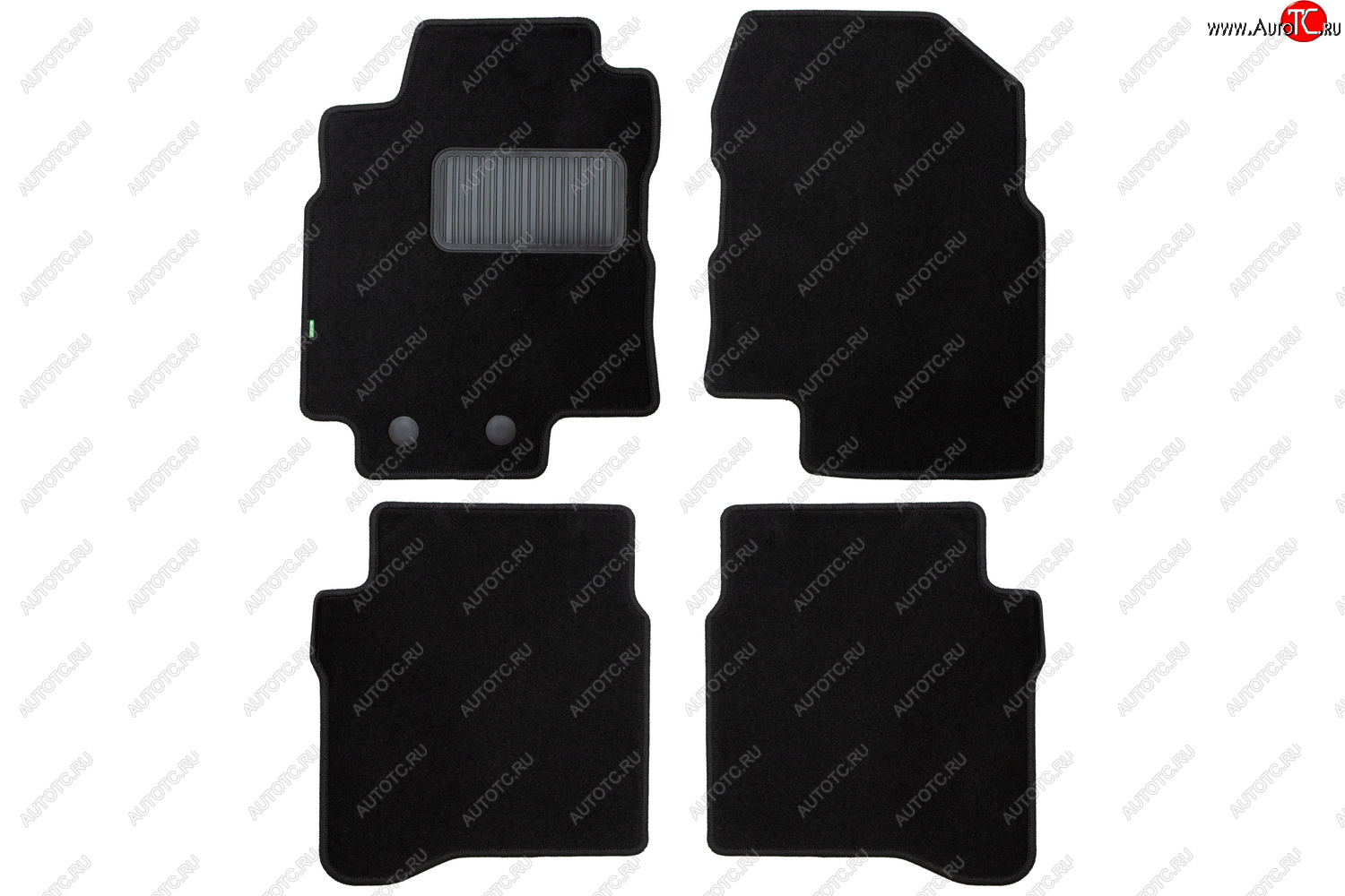 2 989 р. Комплект ковриков в салон (АКПП, чёрные, текстиль) Klever Standard Nissan Primera 3 седан P12 (2001-2008)  с доставкой в г. Пермь