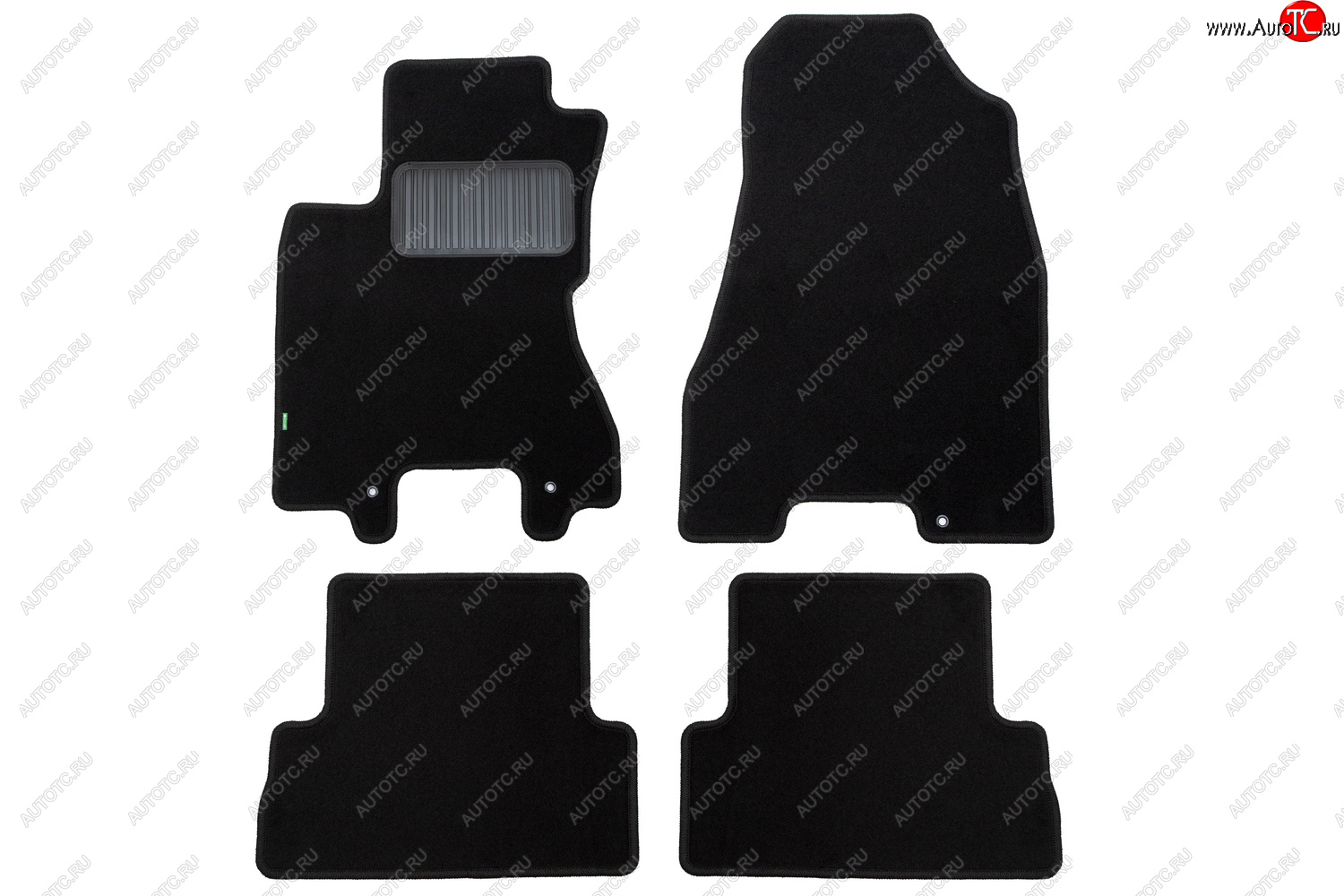 6 949 р. Комплект ковриков в салон (чёрные, текстиль) Klever Standard Nissan X-trail 2 T31 дорестайлинг (2007-2011)  с доставкой в г. Пермь
