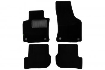 Комплект ковриков в салон (чёрные, текстиль) Klever Standard Skoda Octavia  A5 (2008-2013) лифтбэк рестайлинг
