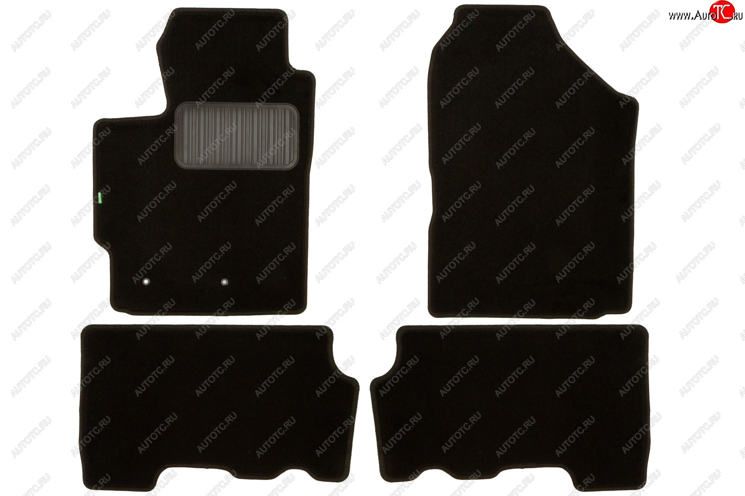 6 949 р. Комплект ковриков в салон (АКПП, чёрные, текстиль) Klever Standard Toyota Yaris XP90 дорестайлинг, хэтчбэк 5 дв. (2005-2008)  с доставкой в г. Пермь