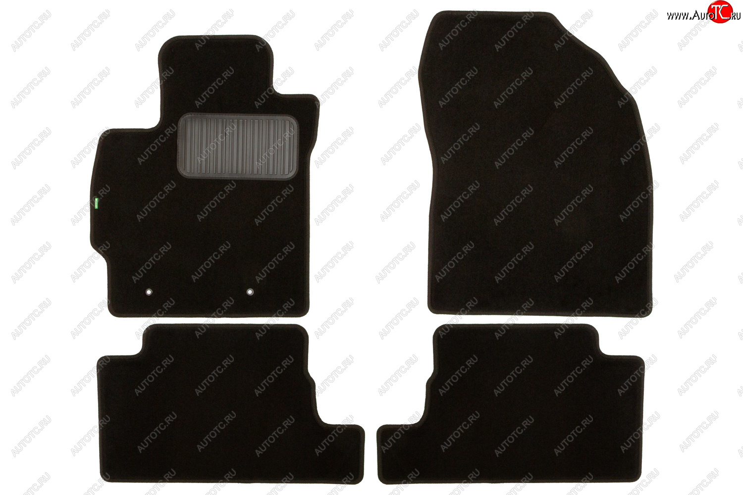 6 599 р. Комплект ковриков в салон (чёрные, текстиль) Klever Standard Toyota Auris E150 хэтчбэк 5 дв. рестайлинг (2010-2012)  с доставкой в г. Пермь