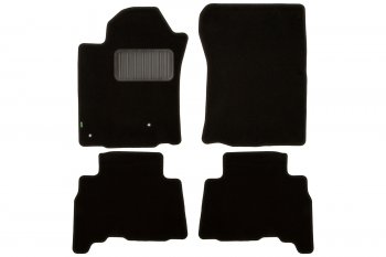 Комплект ковриков в салон (чёрные, текстиль) Klever Standard Toyota Land Cruiser Prado  J150 (2009-2013) дорестайлинг