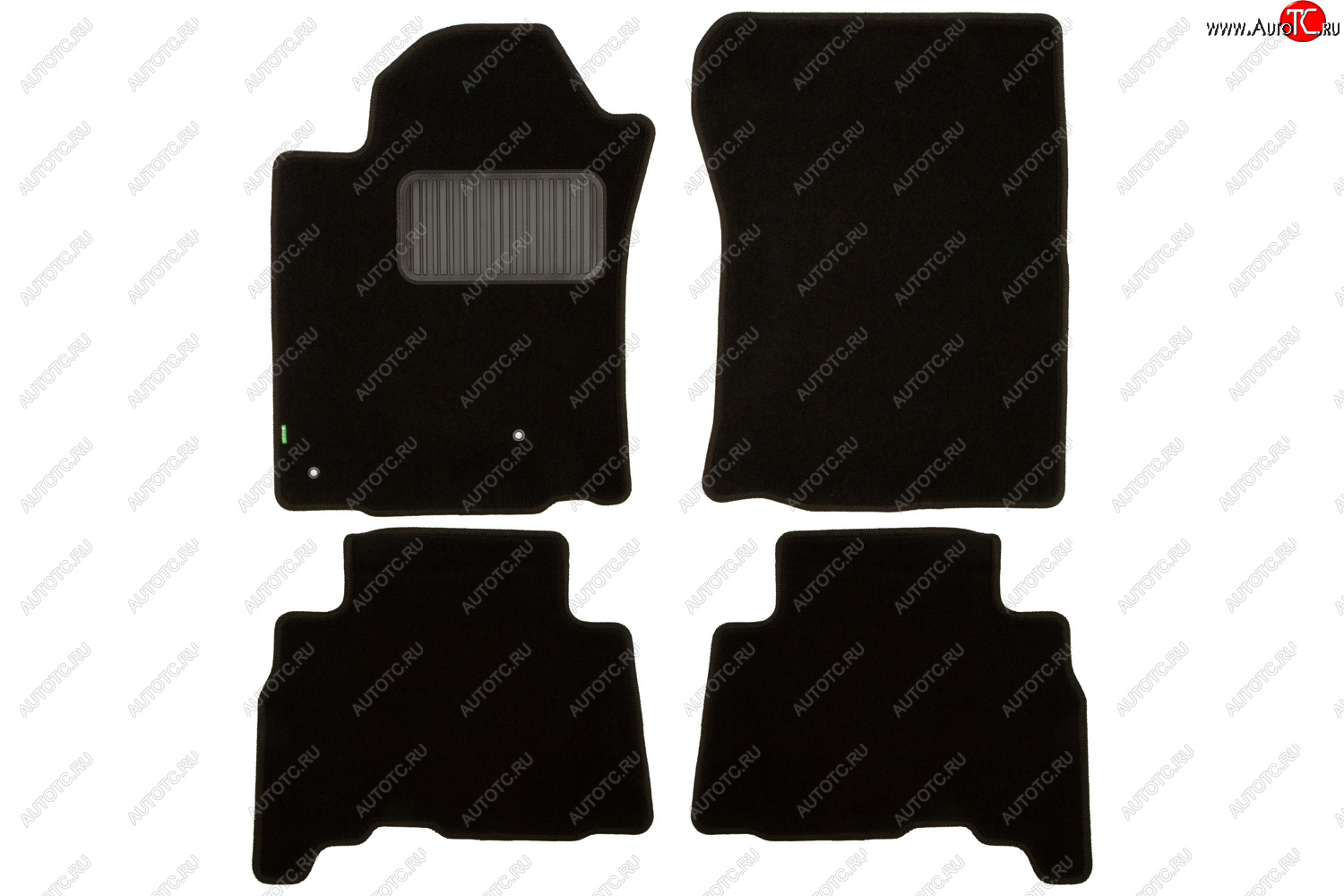 6 949 р. Комплект ковриков в салон (чёрные, текстиль) Klever Standard  Toyota Land Cruiser Prado  J150 (2009-2013) дорестайлинг  с доставкой в г. Пермь