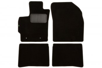 Комплект ковриков в салон (чёрные, текстиль) Klever Standard Toyota Prius  XW30 (2009-2016) дорестайлинг, рестайлинг лифтбэк