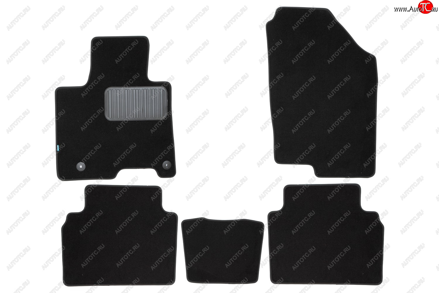6 649 р. Коврики салона (текстиль) Klever Premium Hyundai Tucson NX4 (2020-2022) (Чёрные)  с доставкой в г. Пермь