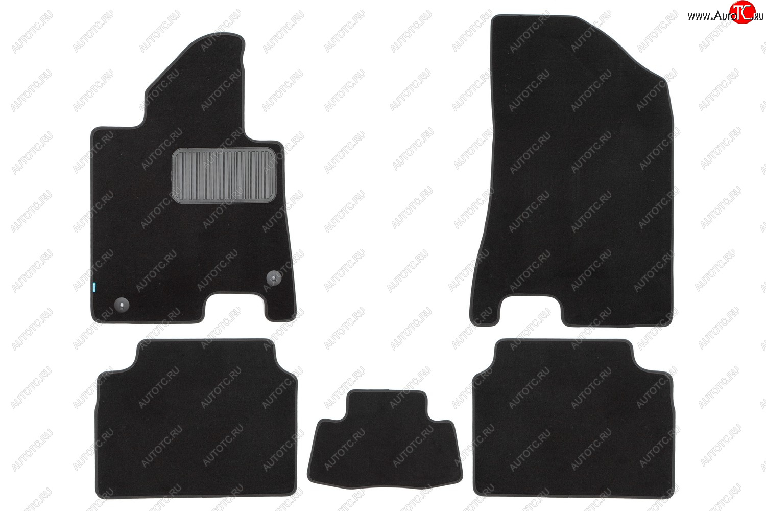 9 549 р. Коврики салона (текстиль) Klever Premium  KIA K5  DL (2019-2022) (Чёрные)  с доставкой в г. Пермь