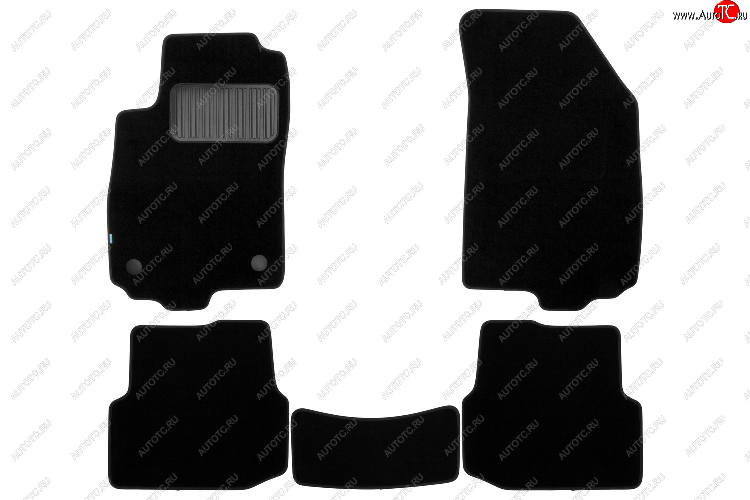 8 999 р. Коврики салона (текстиль) Klever Premium Chevrolet Aveo T300 седан (2011-2015) (Чёрные)  с доставкой в г. Пермь