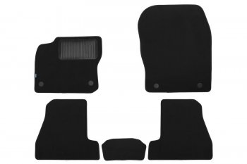 Коврики салона (текстиль) Klever Premium Ford Focus  3 (2010-2019) хэтчбэк дорестайлинг, хэтчбэк рестайлинг (Чёрные)