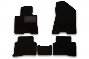 9 549 р. Коврики в салон Klever Premium HYUNDAI Tucson 2015-2018, 2018-2021 кросс., 5 шт. (текстиль)  Хендай Туксон Klever klever03205822110kh  с доставкой в г. Пермь. Увеличить фотографию 1