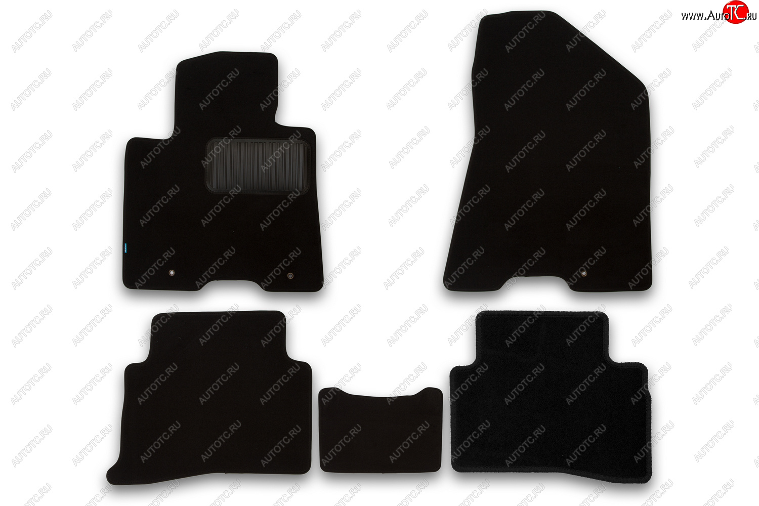 9 549 р. Коврики в салон Klever Premium HYUNDAI Tucson 2015-2018, 2018-2021 кросс., 5 шт. (текстиль)  Хендай Туксон Klever klever03205822110kh  с доставкой в г. Пермь
