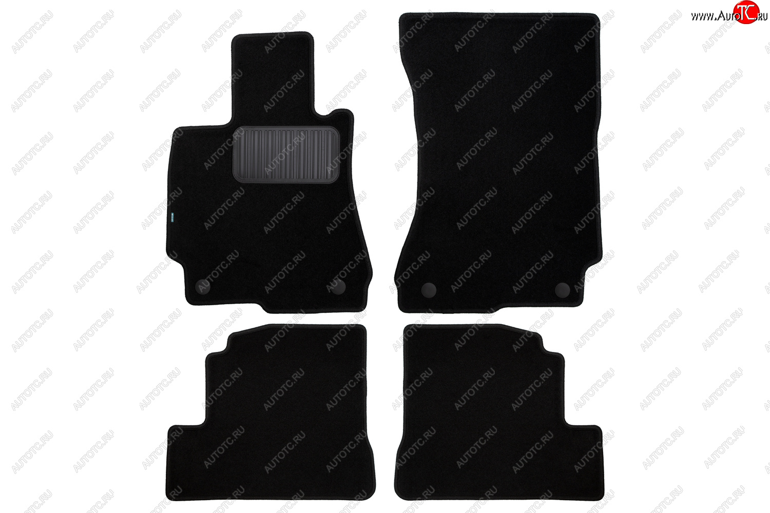 10 599 р. Коврики салона (текстиль) Klever Premium  Mercedes-Benz S class  W221 (2006-2013) (Чёрные)  с доставкой в г. Пермь