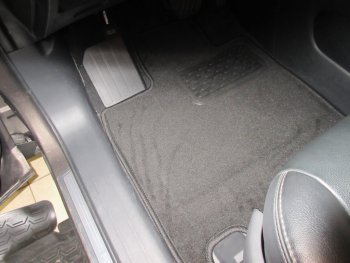 669 р. Коврики в салон Klever Premium NISSAN Pathfinder, 2014-2017, 2016-2020, внед., 5 шт. (текстиль)  Ни Klever klever03365922110kh  с доставкой в г. Пермь. Увеличить фотографию 1