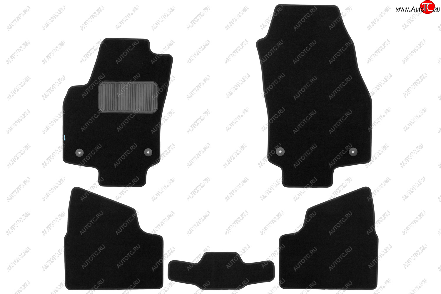 569 р. Коврики в салон Klever Premium OPEL Astra H GTC 3D 2004-2007, 2006-2014, хб., 5 шт. (текстиль)  Опель Астра Klever klever03371022110kh  с доставкой в г. Пермь