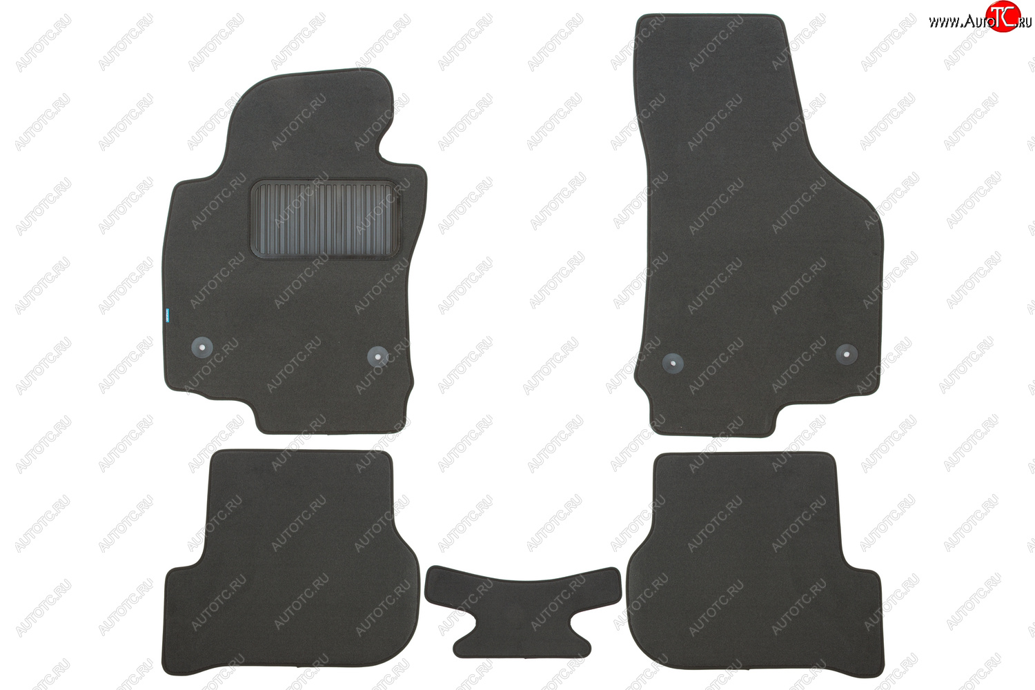 9 549 р. Коврики салона (текстиль) Klever Premium Seat Leon 1P хэтчбэк 5 дв. дорестайлинг (2005-2009) (Чёрные)  с доставкой в г. Пермь