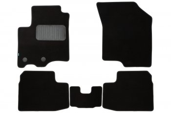 Коврики салона (текстиль) Klever Premium Suzuki Swift  ZC (2003-2008) дорестайлинг, хэтчбэк 5 дв. (Чёрные)